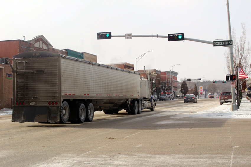 The roads were more manageable to maintain following Wednesday's storm, which yielded less snow than predicted for law enforcement and the county Roads Department.