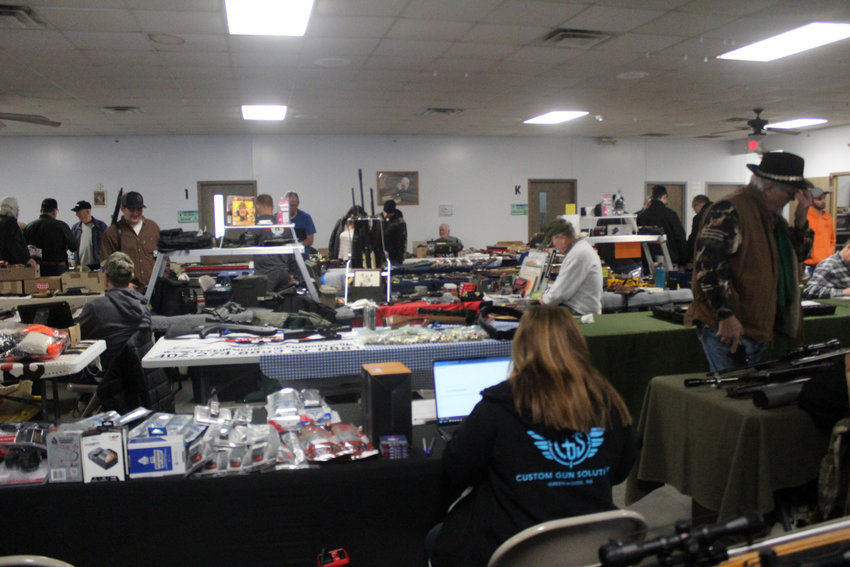 The Fort Calhoun American Legion Post 348 hosted its annual gun show fundraiser at Schwertley Hall Saturday and Sunday.