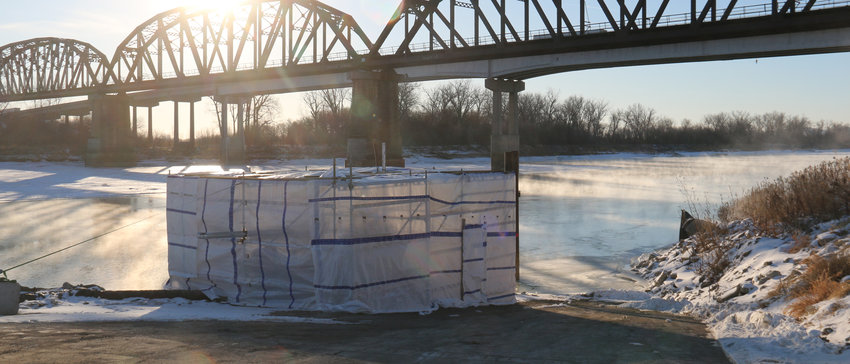 Auxiliary pumps were reinstalled on the Missouri River towards the end of January. The pumps were pulled in late 2022 amid rising river levels due to an ice jam.