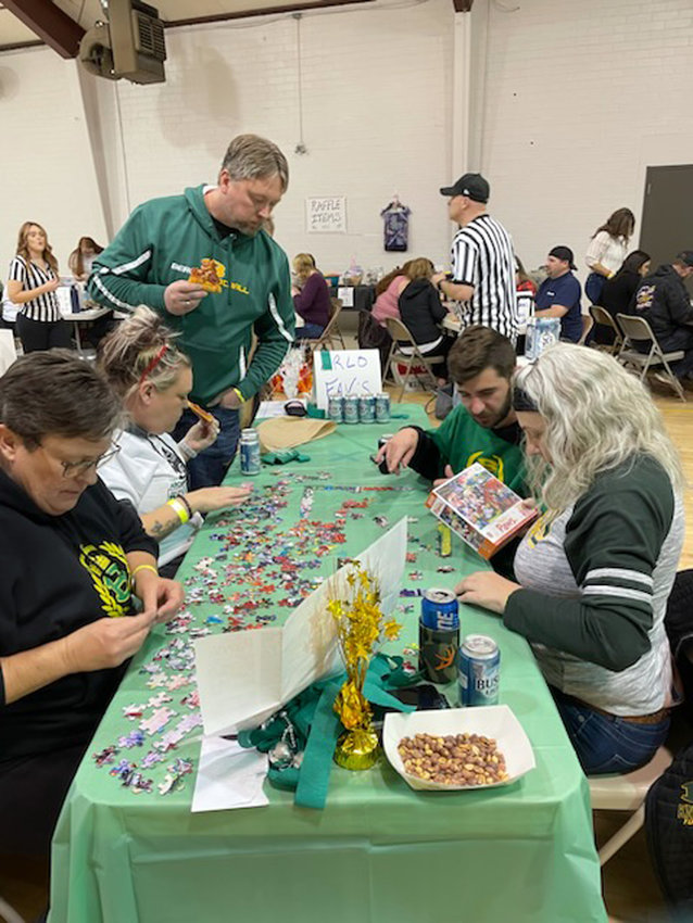 Thirty-one teams showed up for the AVFD Auxiliary's Pizza, Pub and Puzzles event on March 4 at the Arlington Auditorium.