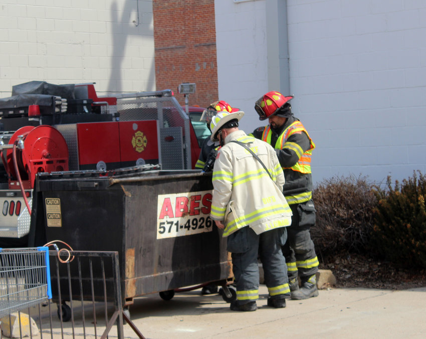 The Blair Volunteer Fire Department put out a dumpster fire Thursday afternoon near 15th and Lincoln streets.