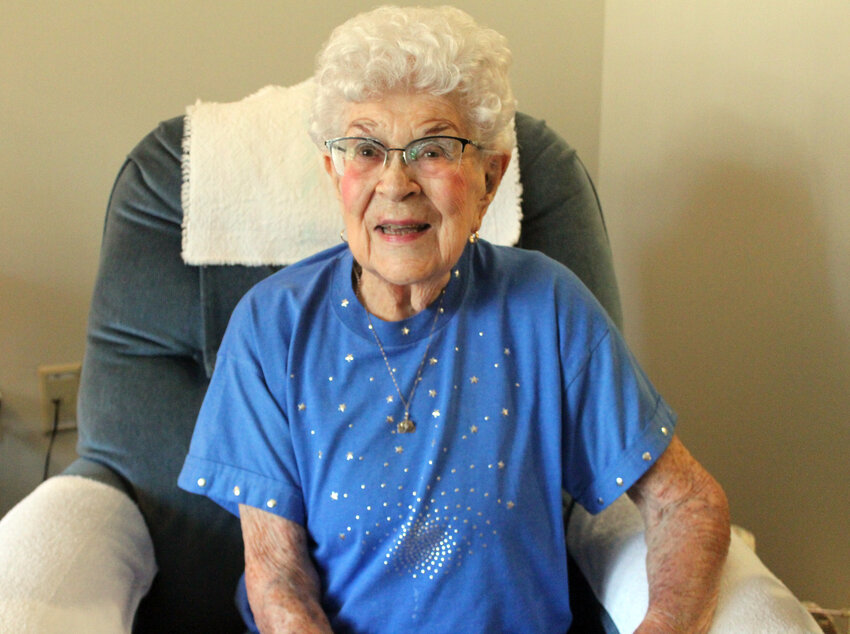 Doris Stokes, originally from Herman, turns 100 on April 20.