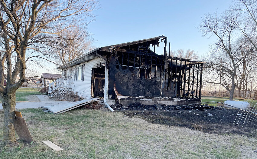 An Easter weekend fire destroyed the garage and left water and smoke damage inside Bonnie Hennig&rsquo;s home.