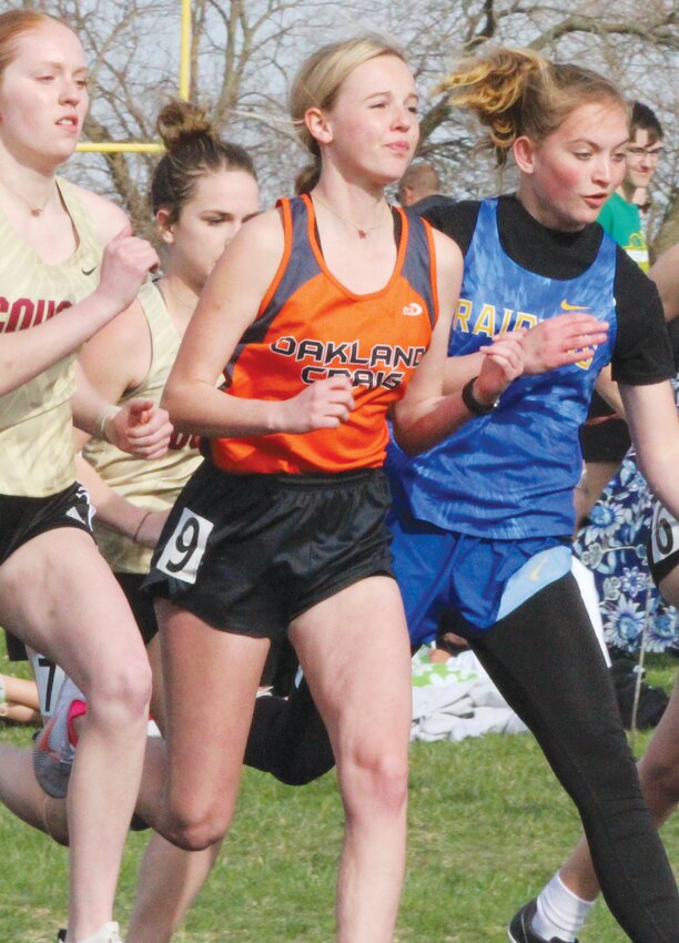 Ella Martindale turned in a time of 3:04.29 in the 800m.