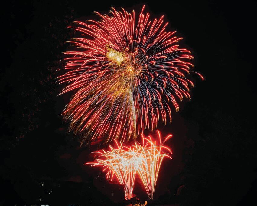 After a cancellation on the Fourth of July, the Blair fireworks show was postponed to Wednesday evening at Transformation Hill on the former Dana College campus.