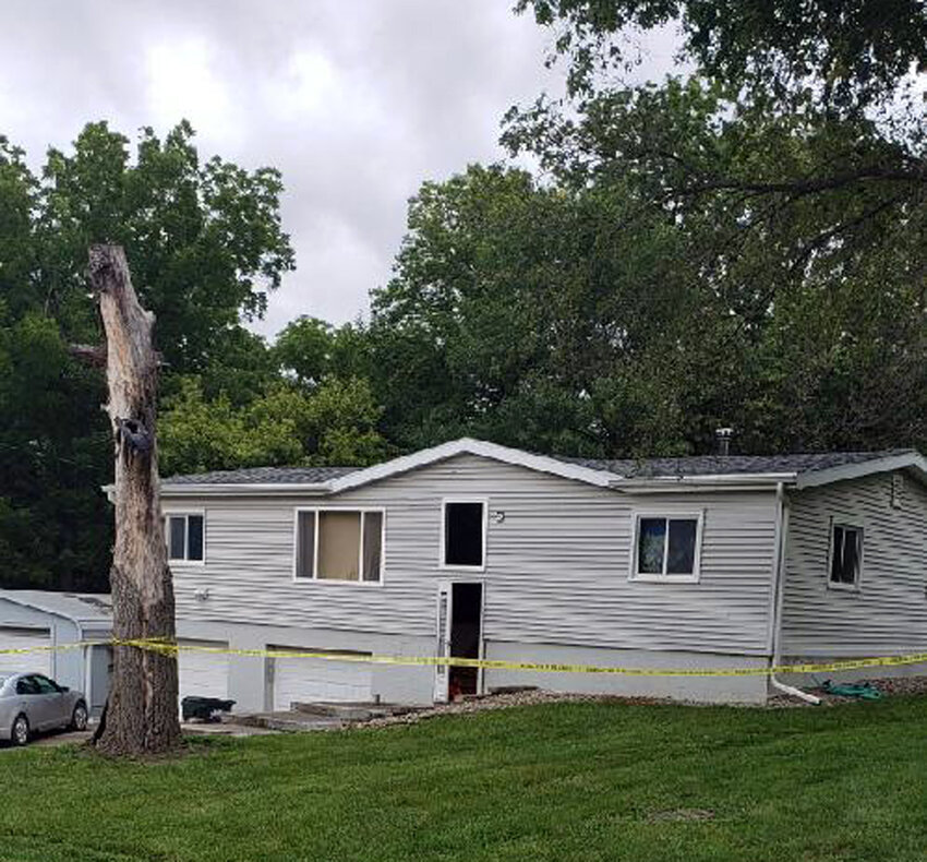 An elderly woman has been pronounced dead as a result of a homicide at her home in Fort Calhoun.
