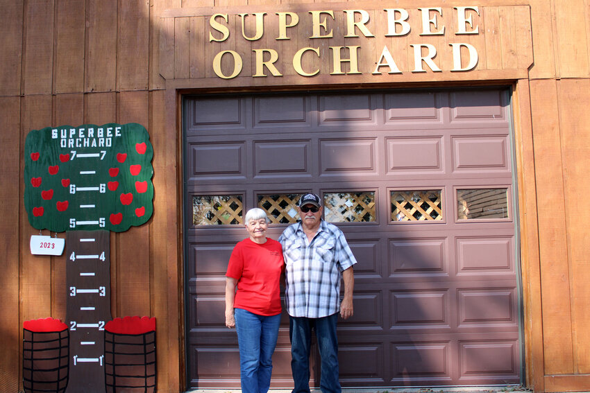 Debbie and Jerry Wiese have operated the Super Bee Orchard for 20 seasons.