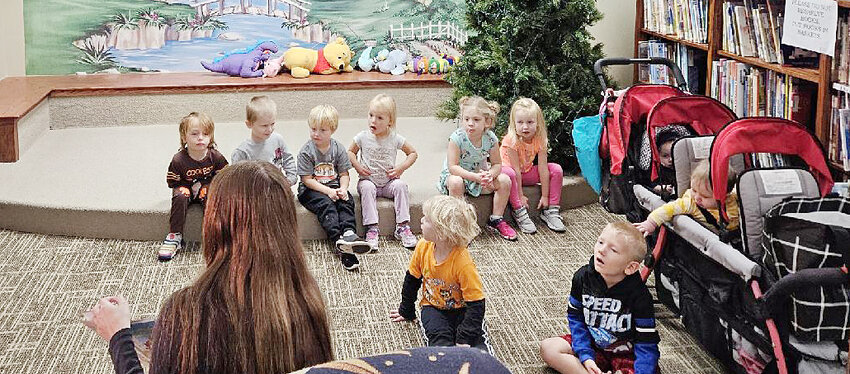 The kiddos got to read about the Poky Little Puppy and the Pumpkin Patch during story time.