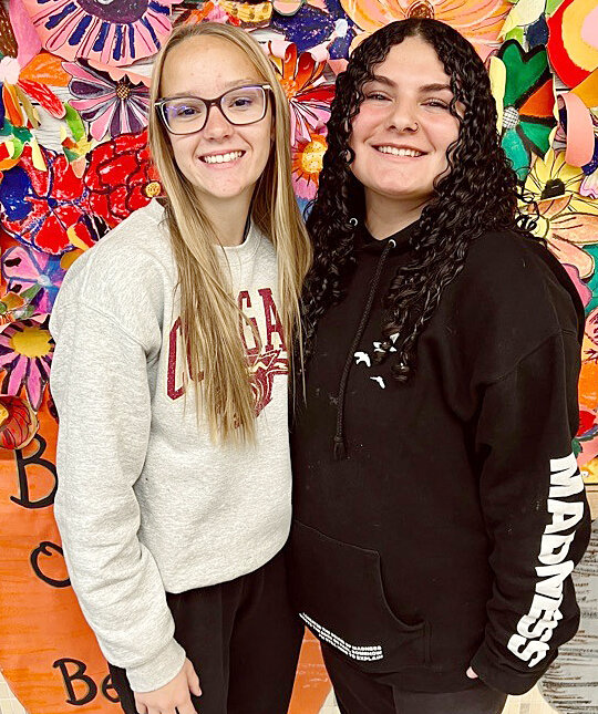 LDNE singers (left) Miriel Brokaw and (right) Dalynn Hacknet will be joining 400 other singers from around the state at the NMEA All-State Chorus.