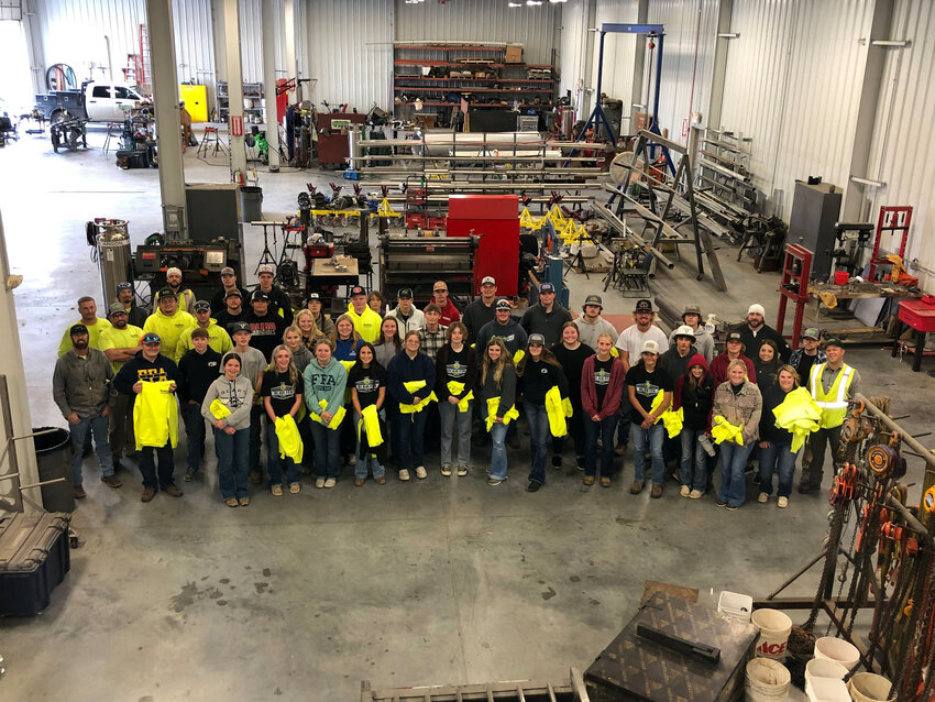 Blair FFA members visited Damme Good Honey, BabKel Mechanical and Nebraska/Iowa helicopters on their ag tour day.