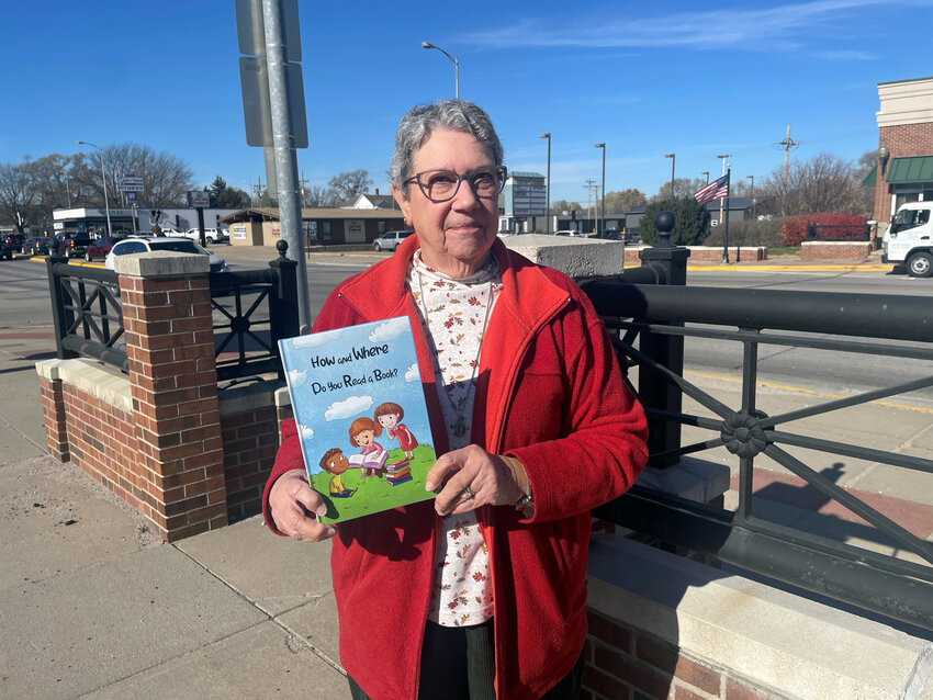 Margret Kingrey's newest book is a children's story called &quot;How and Where Do you Read a Book?&quot;