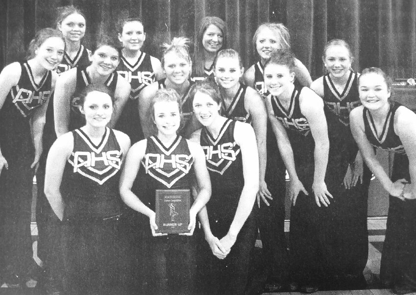 The Arlington High School dance team hosted a competition in 2008. The Eagles were Liz Korus, front row, from left, Bethany Mellema and Carolina Jamison. Middle row: Sara Mellema, Cassie Mastin, Dani Moyer, Becca Goodwin, Katie Moravec and Charlie Bastian. Back row: Courtney Wulf, Nicole Schwedhelm, Claire Volk, Kathryn Vampola and Molly Miller.