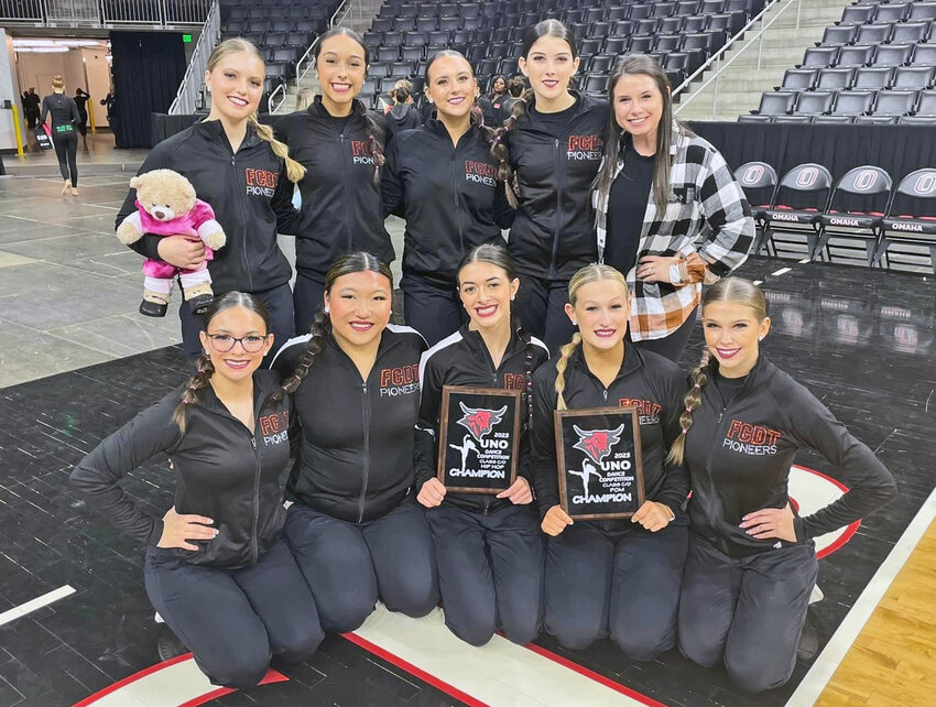 The Fort Calhoun High School dance team earned two first-place finishes during a competition at the University of Nebraska-Omaha last month.