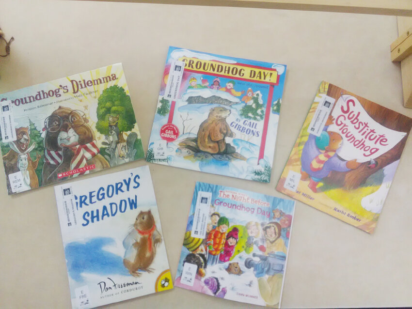 The Lyons Public Library has a new assortment of Groundhog Day books for kiddos to choose from.