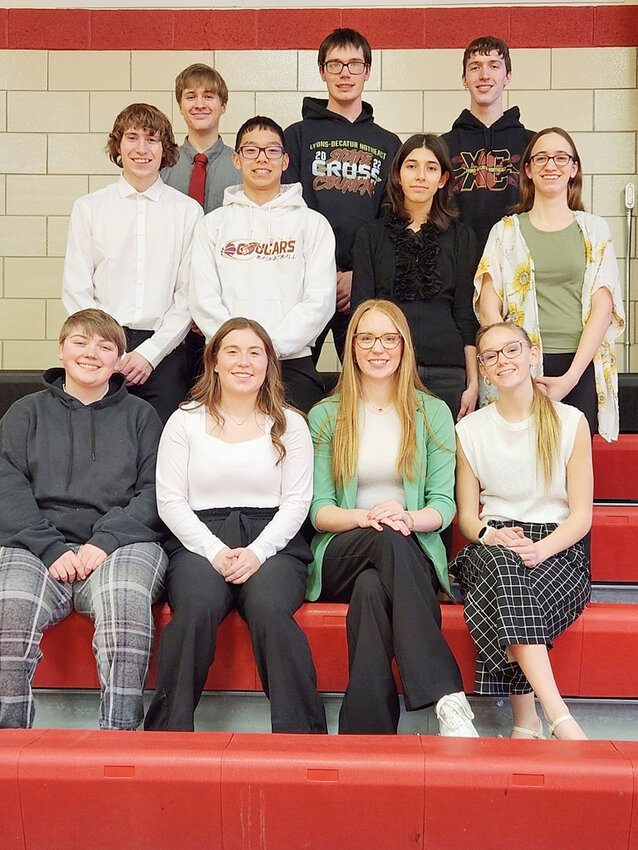 The LDNE Speech team came home proud from the Homer meet and more than one came back as a Champion. They seem like they are just getting started. Bottom Row - Left to Right: Jessica Tomka, Sydney Olsen, Aubrey Andersen, Miriel Brokaw Middle Row - Left to Right: Chance Mock, Braden Hardin, Belen Estrada Lujan, Kaylin Miller Top Row - Left to Right: Alexander Timm, Brayden Hegge, Colten Miller