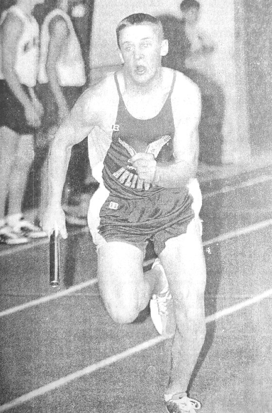Dan VonDollen of Arlington competes during a 2000 track meet at Boys Town.