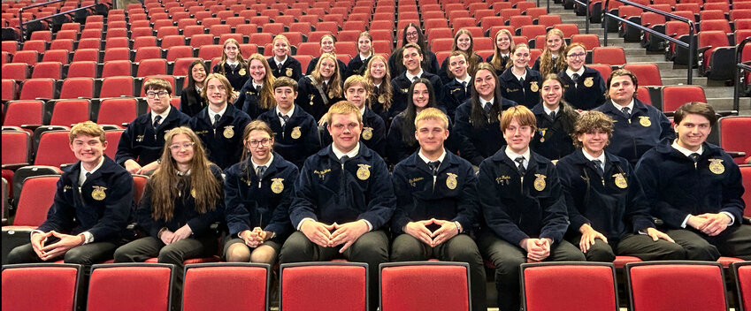 Pictured are all the Arlington High School FFA State Convention attendees.
