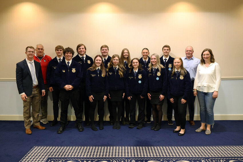Blair High School FFA students participated in the Launch! Program held at the Nebraska FFA State Convention.