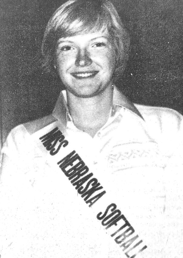 Amy Cohrs of Washington earned the title of Miss Nebraska Softball in 1978.