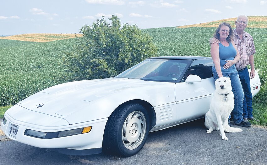 Dan and Konnie Small of Decatur have donated a 1994 Chevrolet Corvette 2-door Coupe to the Decatur Museum to raffle off as a fund-raiser. to help re-establish the museum following the devastating fire.