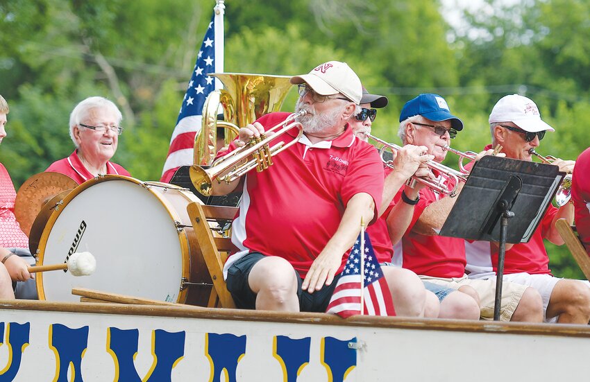 A staple for the parade is the music of the T-Bones.
