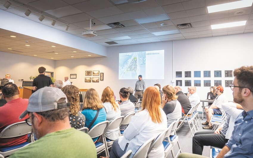A full gallery was on hand Tuesday night as officials with Metonic Real Estate Solutions make a presentation to the Blair City Council regarding plans for a $27 million apartment project called Blair Crossing.