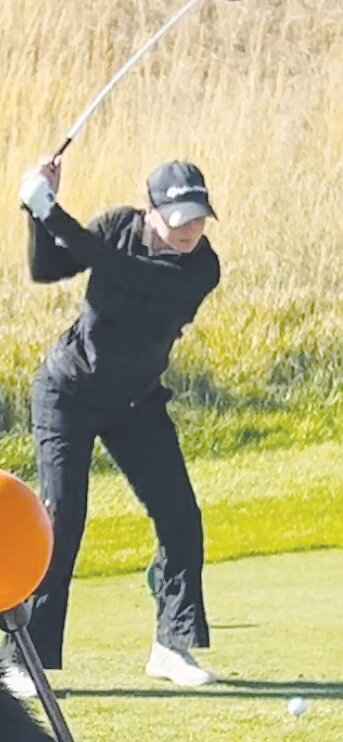 OC juniot Emma Anderson takes her game to the Nebraska State Golf Tournament shooting a 185 on the two-day event.