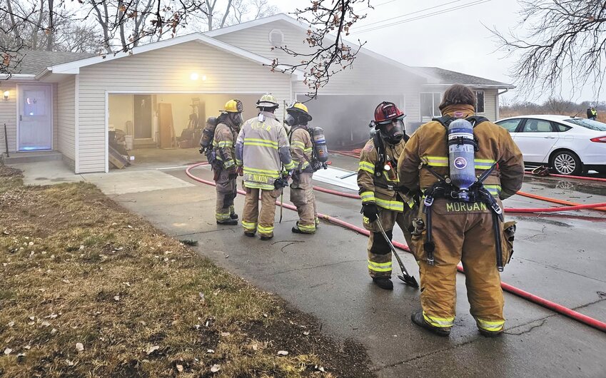 A Christmas Day fire caused severe damage to the kitchen and dining room in half of a duplex near the Blair Executive Airport.