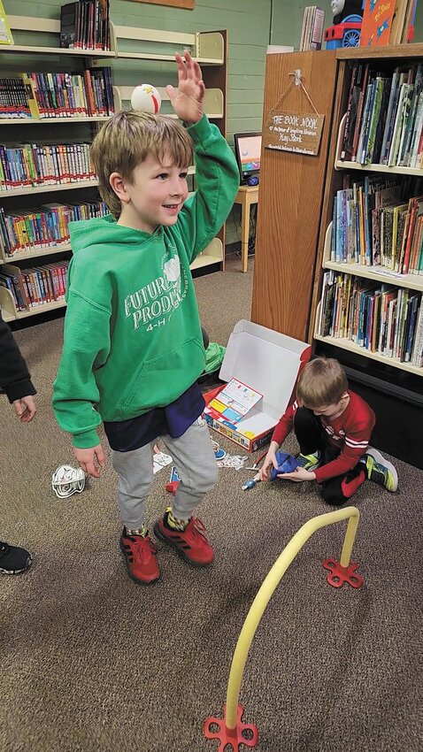 Celebrating Dr. Seuss' birthday was quite literally a balancing act for those at the Arlington Public Library.