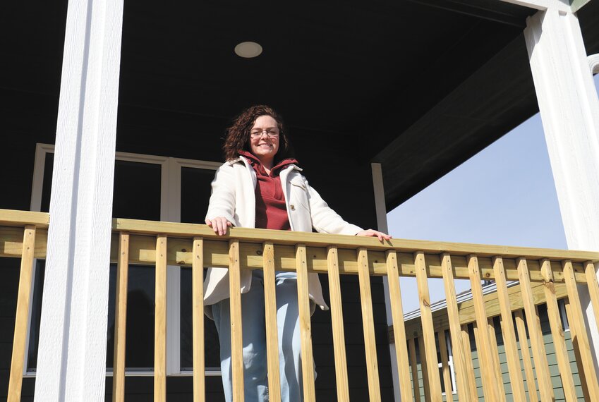 Jaime Beister and her two daughters are moving into a Habitat for Humanity-built home in Blair after having lived in a one-bedroom apartment.