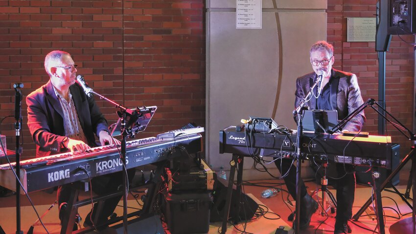 The Dueling Pianos performed to a sold out Cooperman Atrium last Friday evening on the former Dana College campus. The event was a fundraiser for the proposed art alley project in downtown Blair.
