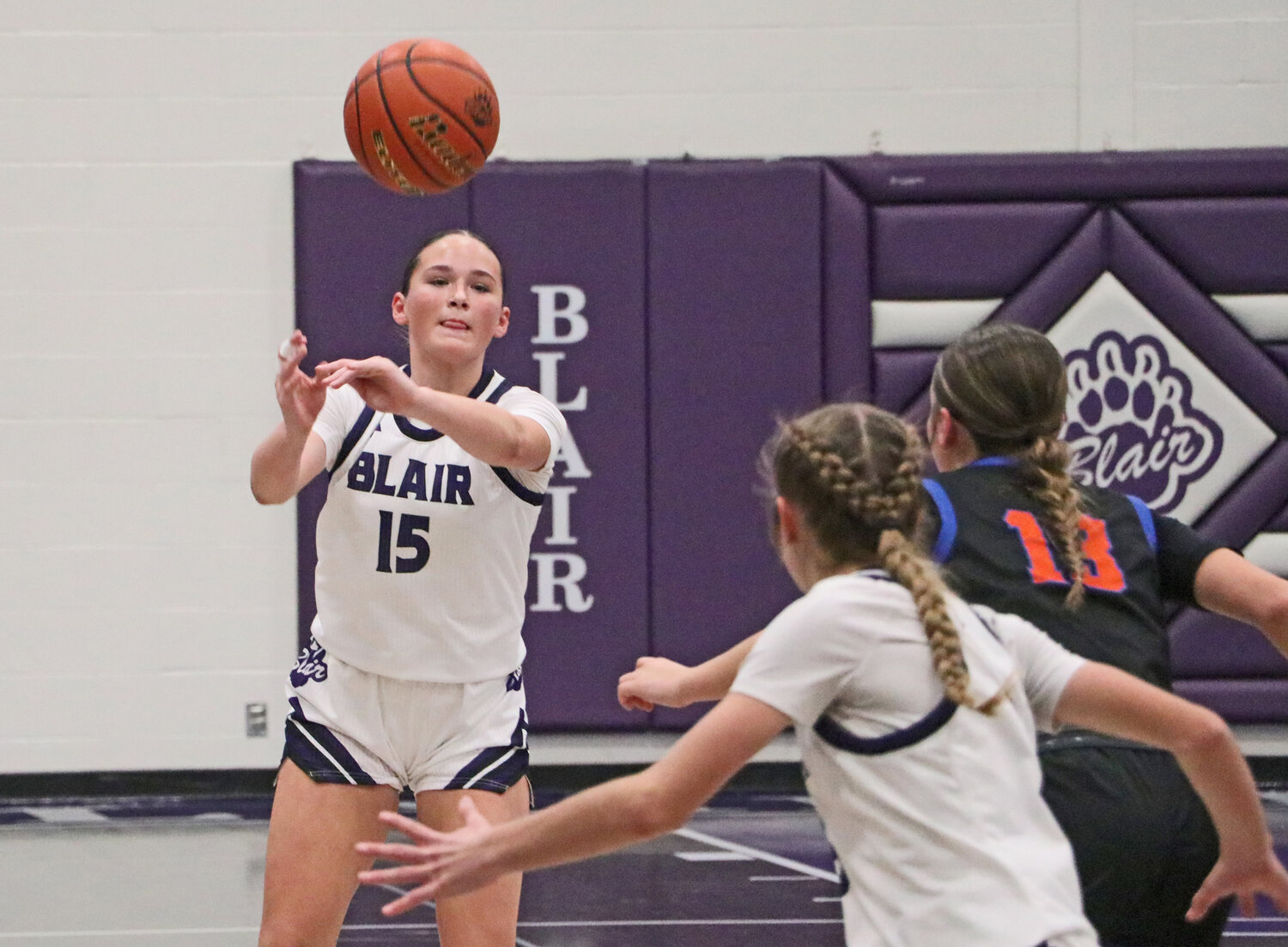 Blair girls sink 11 3s, top Gross in hoops | Washington County Enterprise