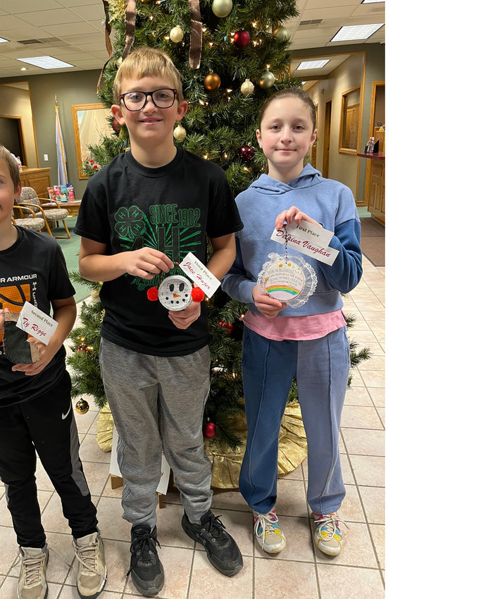 This year&rsquo;s winners are Ty Rigge, left, second place, Jace Hojer, third place, and Delaina Vaughan in first place.