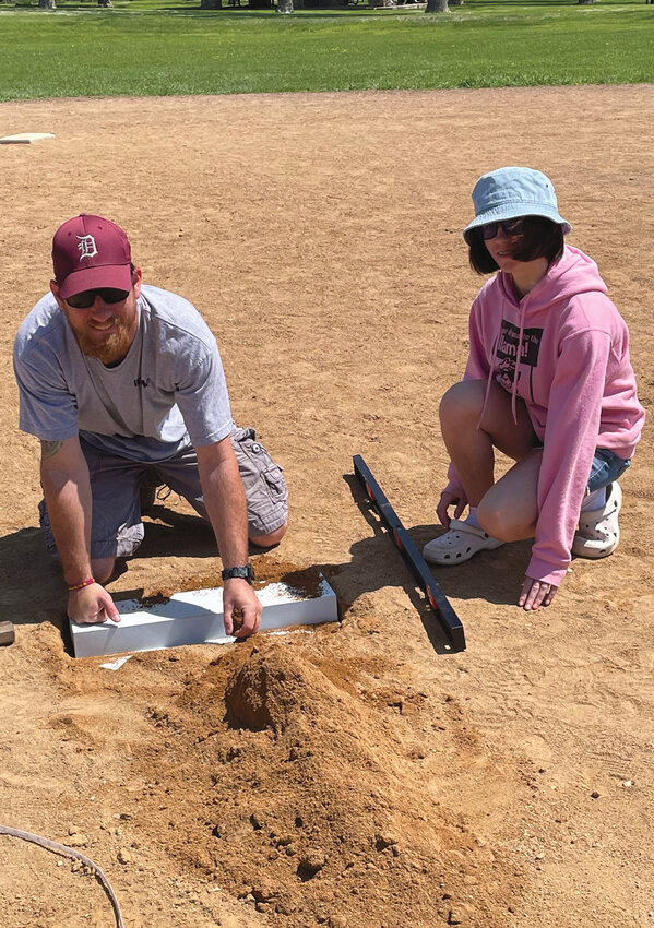 Elena Hubbard decided to steal home plate, and Aaron Grubb, with his &ldquo;level head,&rdquo; managed to put in a new home plate and pitcher&rsquo;s mound. Then, the two raked out the evidence and footprints at the De Smet softball field.