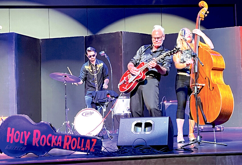 The Holy Rock-a-Rollaz were rockin&rsquo; the De Smet Event Center stage on Sunday afternoon. It&rsquo;s a full house rockin&rsquo; &amp; loving their show.