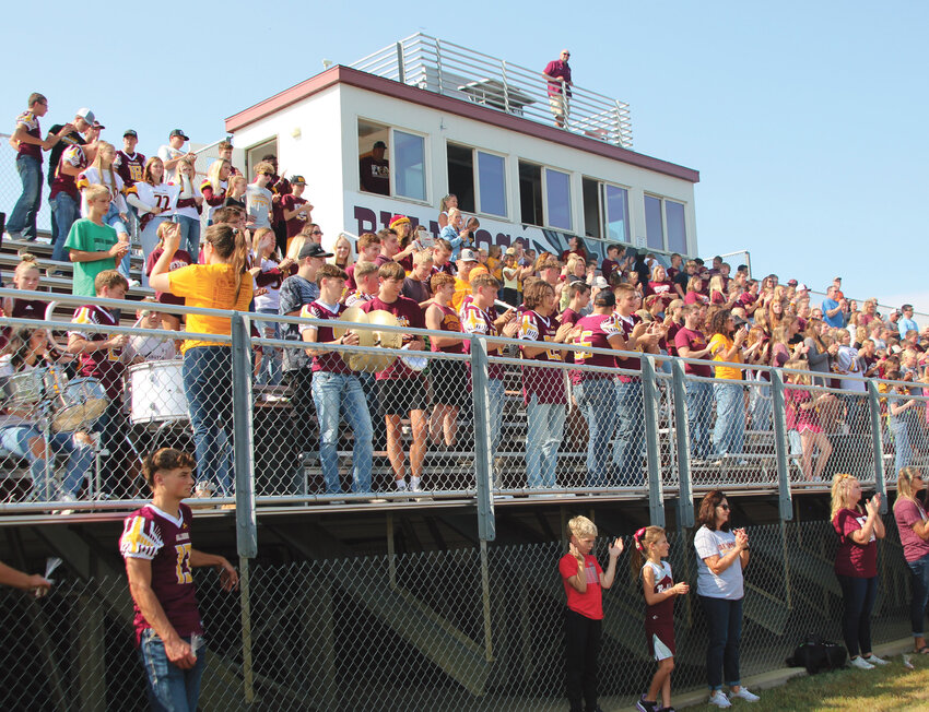 Homecoming week for the Bulldogs came to close on Friday night after their big win over the Wolsey-Wessington Warbirds. Friday afternoon, the town hooted and hollered during the pep session at the football field.
