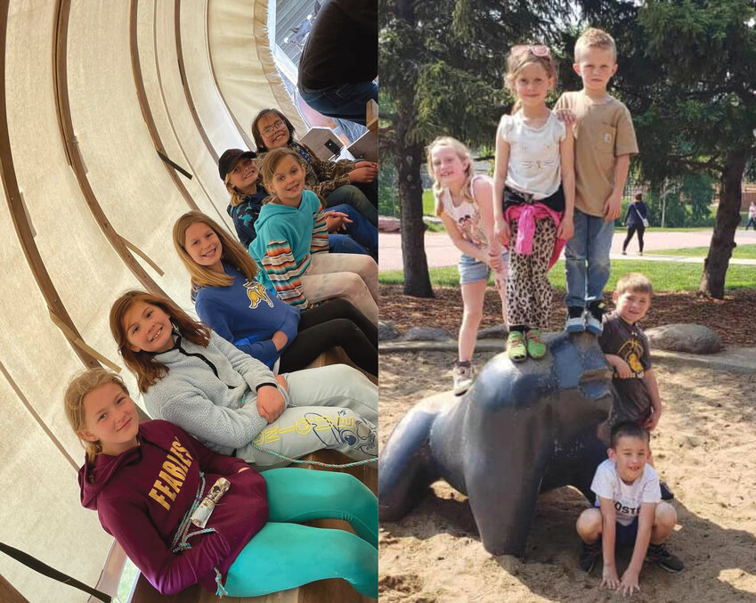 As area students are wrapping up school this week, Lake Preston students, left, and De Smet students, right, got to enjoy some fun on field trips to end the school year.