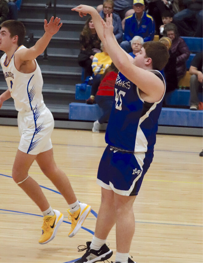 Senior Ryne Greene against Castlewood.