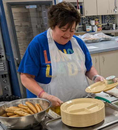 Lisa Cleveland has been a cook at the Lake Preston School for the last 28 years and will be retiring after this school year.