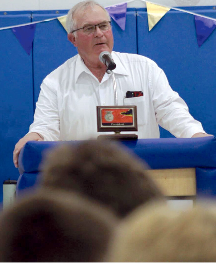 Alan Vedvei, the 1976-77 State FFA President was the guest speaker at this year&rsquo;s FFA banquet.