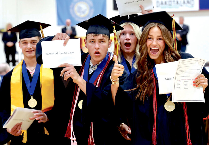Twelve students from the De Smet Bulldogs Class of 2025 graduated on Saturday. See more photos on page 17.