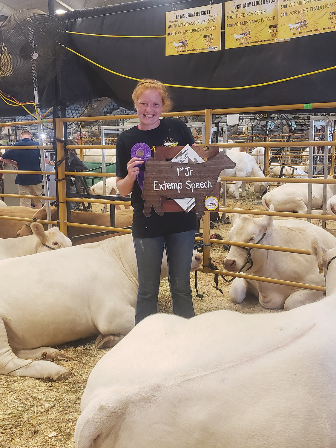 Locals attend Charolais Junior Nationals Kingsbury Journal