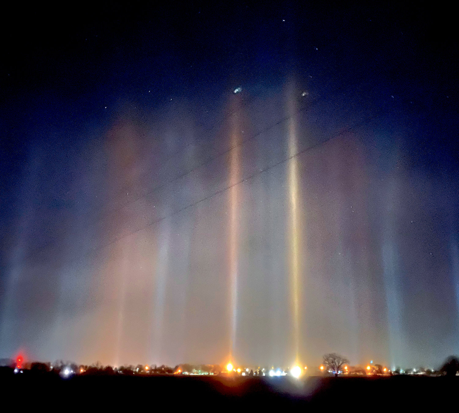 Cold night + refracted light = cool sight | Kingsbury Journal