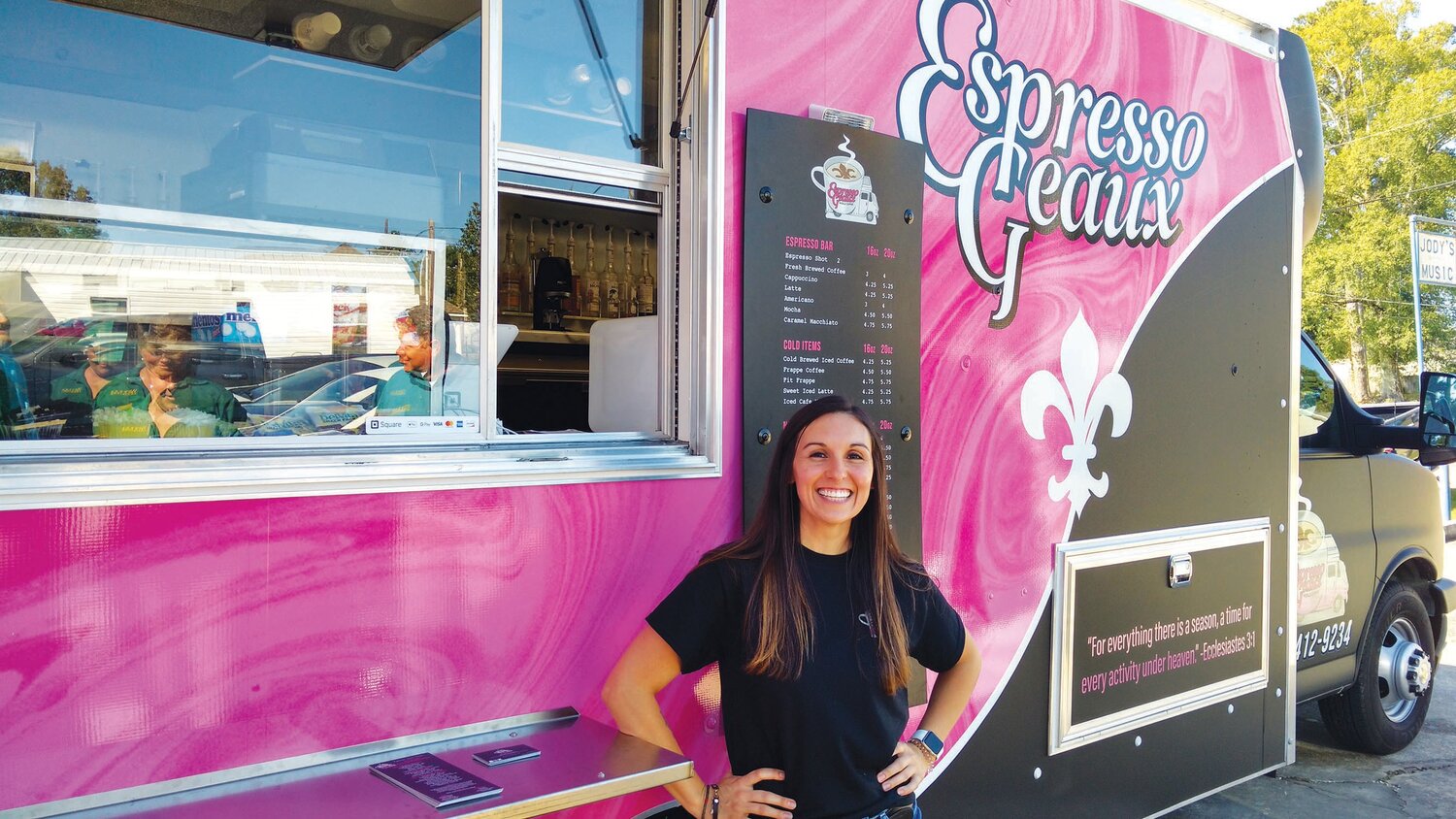 Espresso Geaux brings coffee to the door of your business or