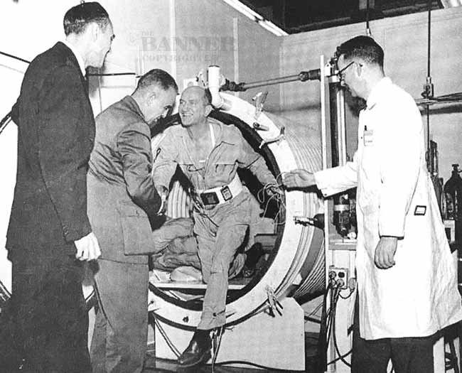 In 1961, Joe McClure at 46 years old, helped make history in the space race when he survived for 26 hours on algae-produced oxygen.
