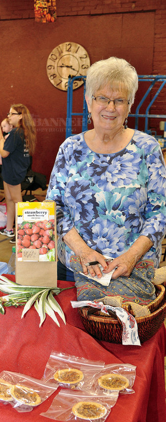 Betty King of McKenzie is a regular at the Farmers&rsquo; Market. She prepares baked goods for each Saturday.