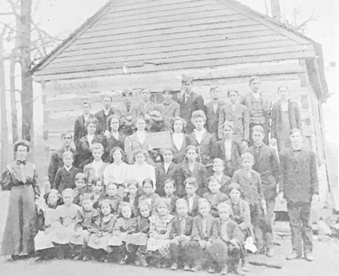 Field&rsquo;s School about 1908. Virginia Jackson was the teacher at the time.
