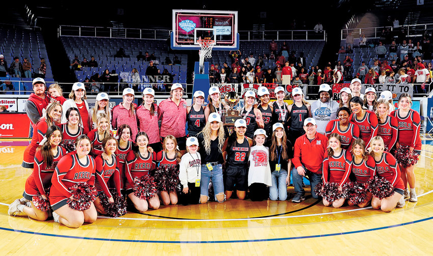 The Lady Rebels won the Class 1A Basketball Championship.