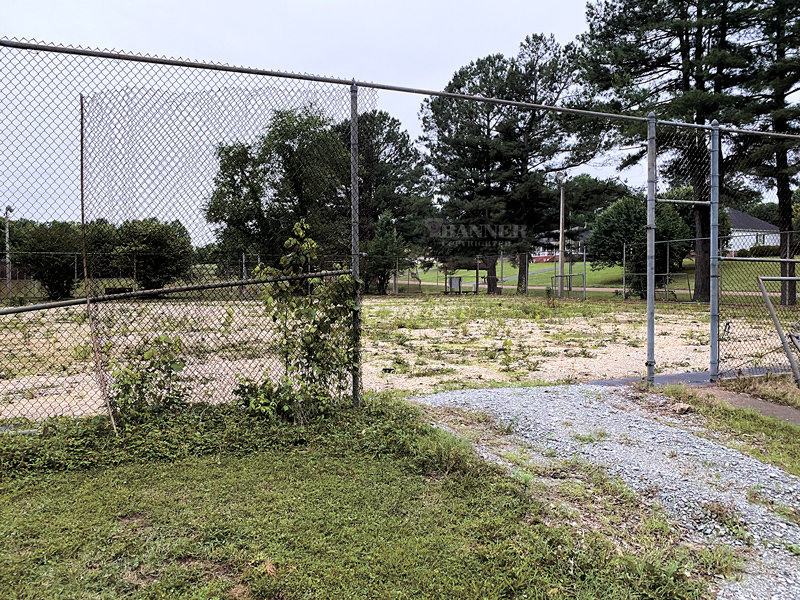 The dilapidated tennis courts will be razed and replaced with pickle ball courts.