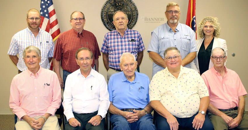 (L to R) Front Row: Steve Parker, Joel Washburn, John Mann, Hal Eason, and Ronnie Murphy. Back Row: Jeremy Fowler, Vince Taylor, Johnny Blount, Gerald Scarbrough, and Lori Nolen. Not pictured, Paula Watkins.